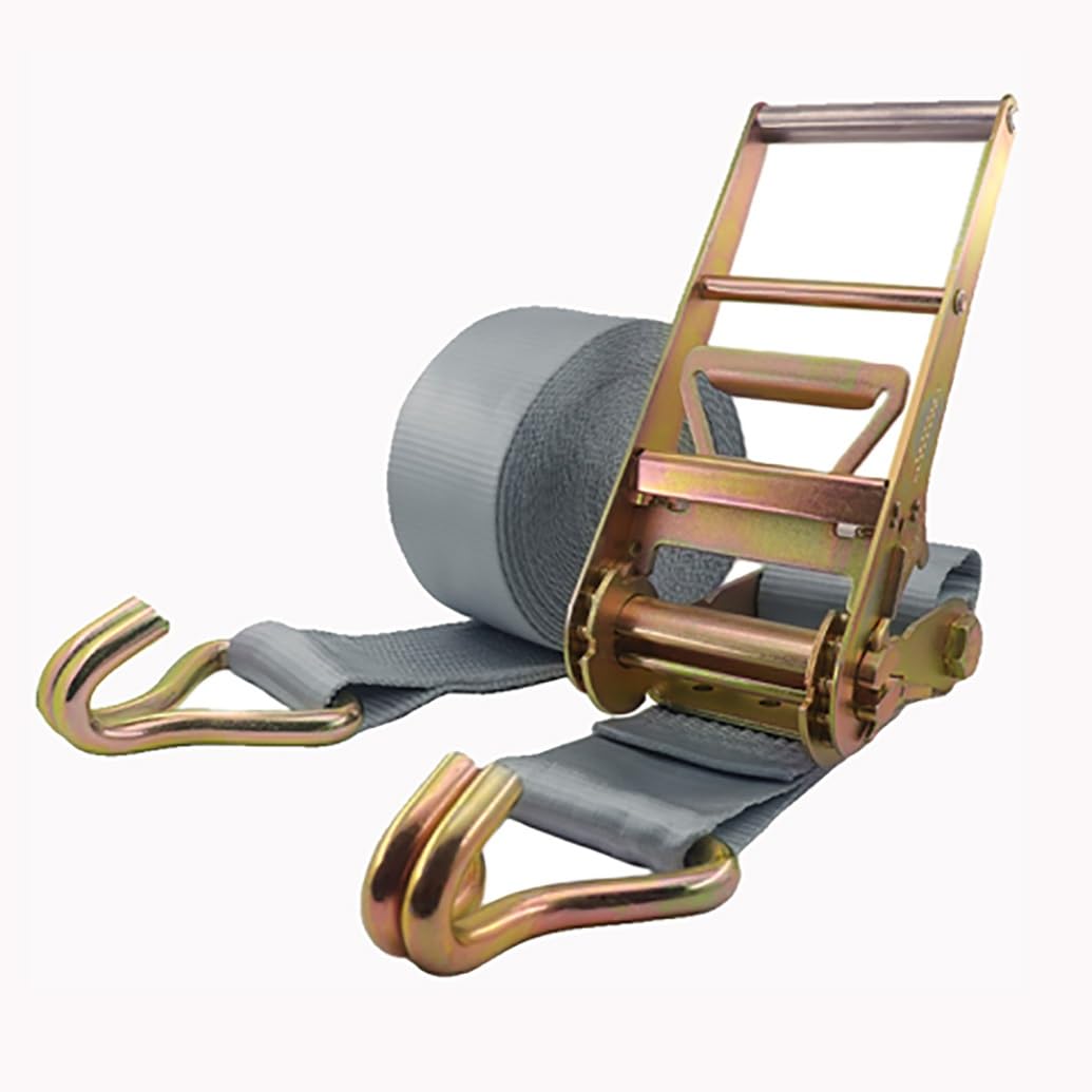 Paquete de de trinquete de Resistentes de, Correas de Amarre con Doble Gancho en J, Resistencia a la, Correas de trinquete de Carga para camión,(10m/394in)
