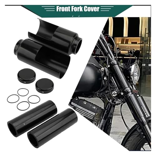 Caches de fourche soufflet de fourche moto Harley Dyna Fat Bob 2006-2017 - 6