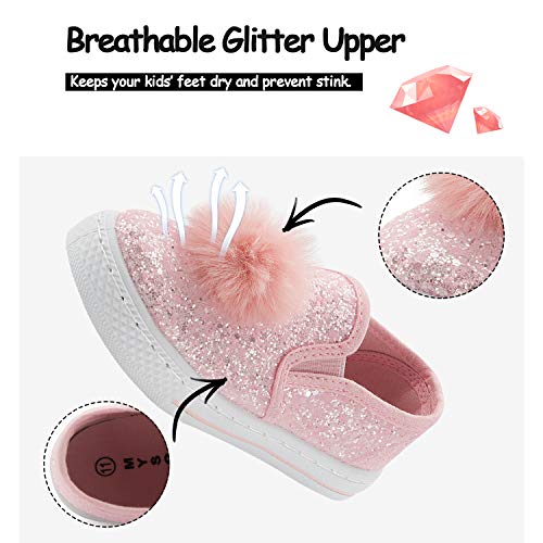 K Komforme Toddler Girls Boys Shoes Little Kids Slip On Canvas Sneakers For Running/Walking #TOP2