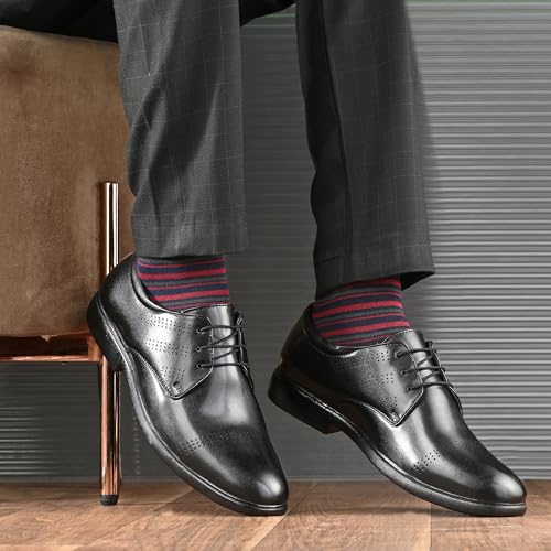 Image of Centrino Formal Shoe for Men | Soft Cushioned Insole for All-Day Comfort | Stylish & Elegant Design | Perfect for Office, Business Casual & Formal Attire 7662