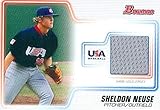Autograph Warehouse 343360 Sheldon Neuse Player Worn Jersey Patch Baseball Card - Team USA 2010 Bowman No. USAR-20