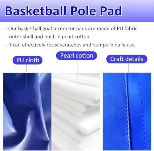 Protection antichoc poteaux carrés panier de basket robuste - 4