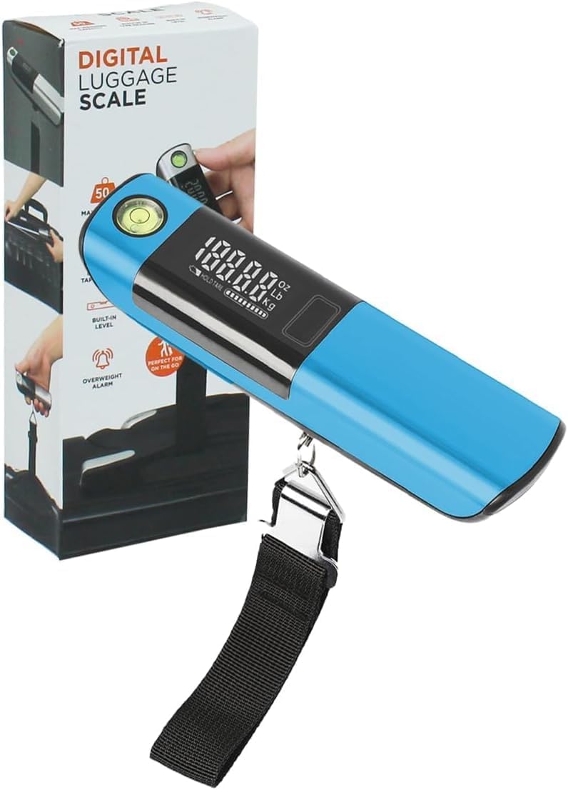 Kagbeni Digital Luggage Weight Scale, Hanging Suitcase Weigher for Travel, Scale with Temperature Measurement Function 50KG Capacity-image-2