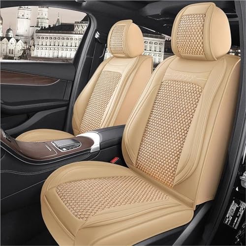 Housses de sièges de luxe beige pour intérieur de Hyundai Ioniq et Venue