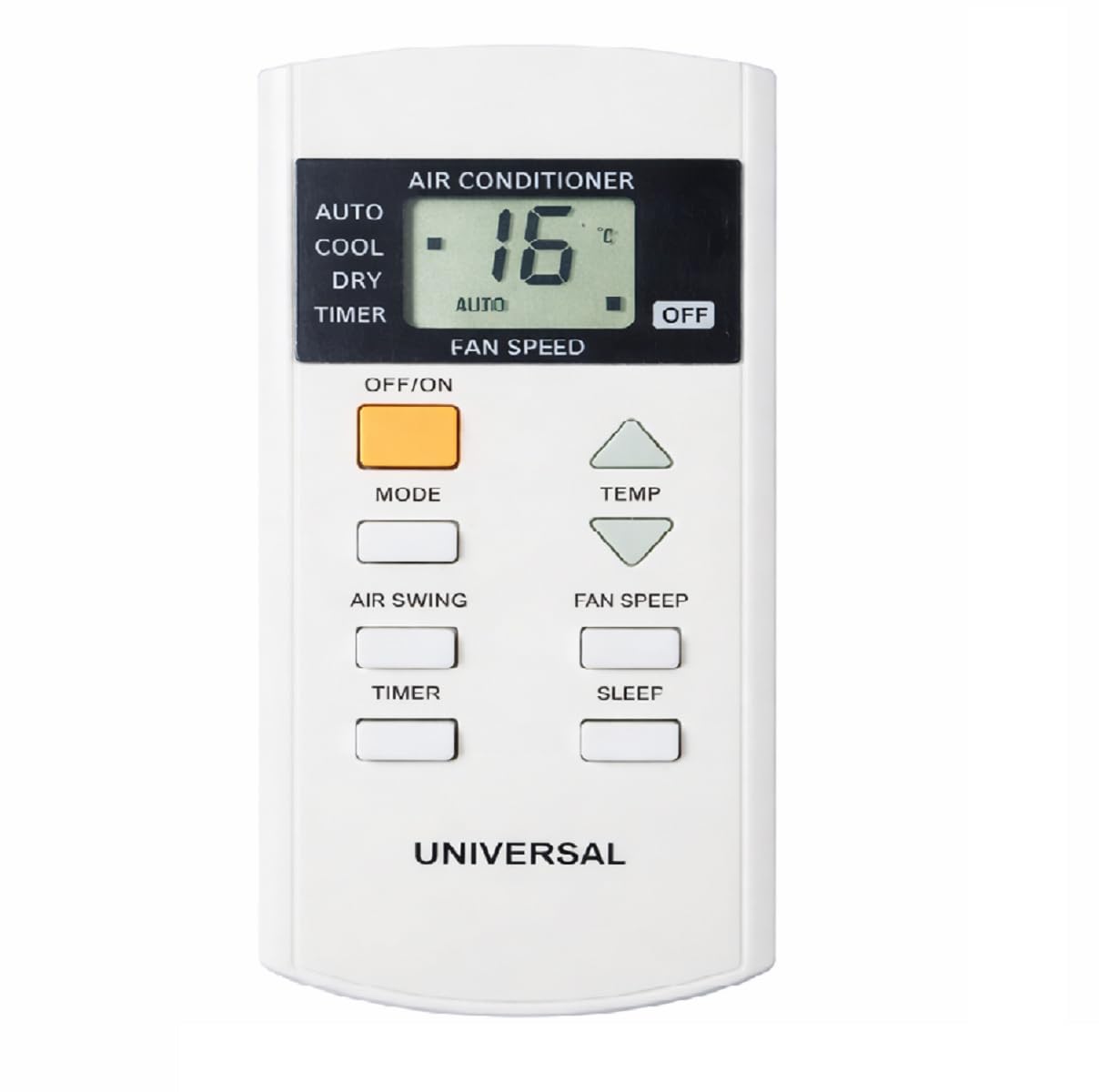 ac remote compatible for universal panasonic ac remote small 4in1, white (exactly same remote will only work)