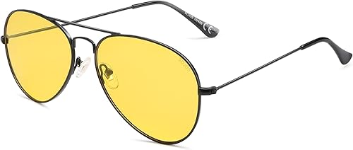 Miniatura 9 de SOJOS Classic Aviator Polarized Sunglasses for Men Women Vintage Retro Style Negro