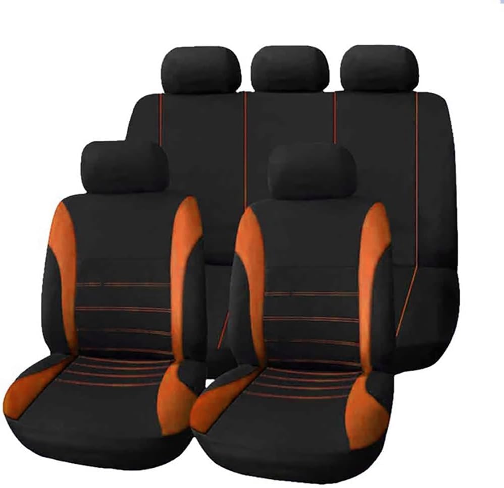 Lederen Autostoelhoes Volledige Set voor Volkswagen VW Tiguan 2. Gen/Tiguan Allspace 2016-2023 2024 Volledig Omringende Aangepaste Zitkussens Stoelbescherming Accessoires,Beigestyle