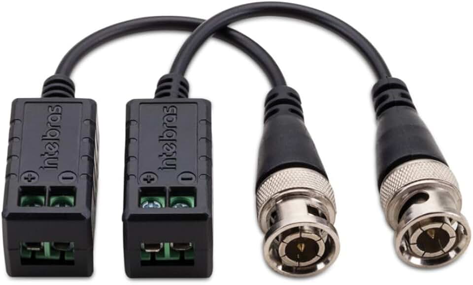 Transformador Passivo de Vídeo Balun VB 301 P Intelbras (01 Par)