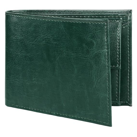 Men's Wallet, Vegan Leather Bi-Fold Card Holder with RFID Blocking, Business Card Case, Black, Classic Style, Multiple Compartments, Perfect for Professional Gifting-image-38