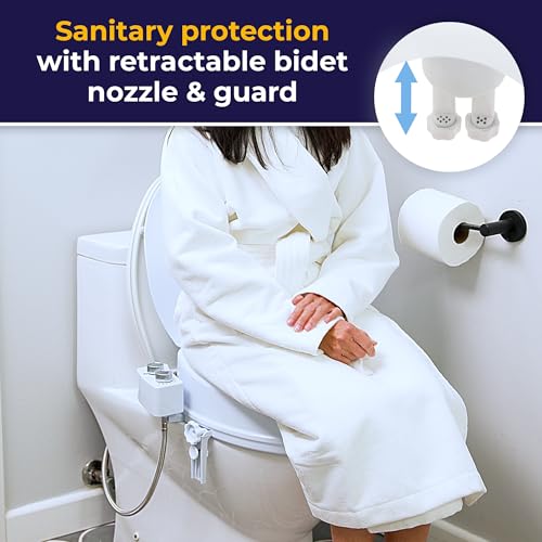 Image of Drive Medical PreserveTech Raised Toilet Seat with Bidet, Ambient Water