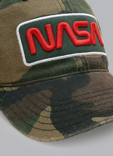 Image of Free Authority Official NASA Embroidered Camouflage Cap for Men & Women | Adjustable Closure