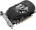 ASUS GeForce GTX 1050 Ti 4GB Phoenix Fan Edition DVI-D HDMI DP 1.4 Gaming Graphics Card (PH-GTX1050TI-4G)