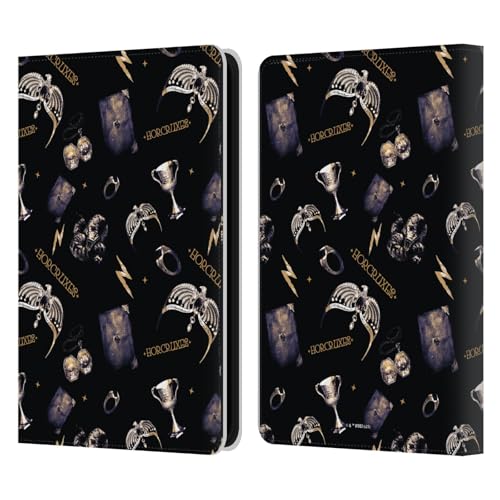 Head Case Designs Officially Licensed Harry Potter Horcruxes Pattern Dementors Kiss Leather Wallet Case Compatible With Amazon Kindle 11th Gen 6in 2022