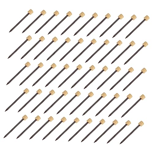 VILLCASE 1set Nails Assortment Kit Heavy Duty Fixing Nails for Furniture Home Office Use for Upholstery Craft Projects and Cork Boards 50pcs