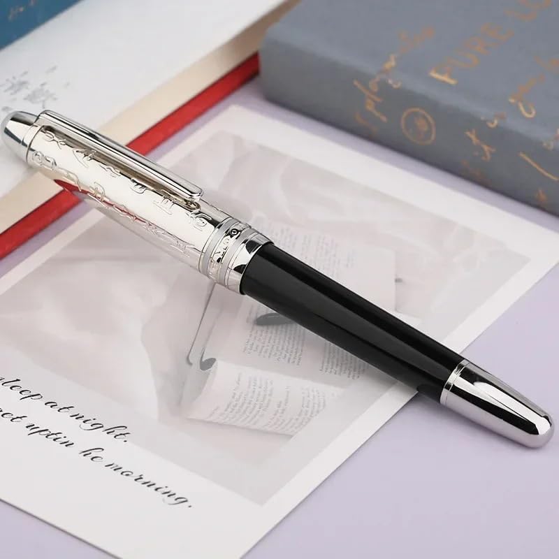 Kugelschreiber, Rotgold, feine Spitze, rot, Glücksbrief, limitierte Geschenk-Box, Erwachsene, Studenten, Schreiben, Praxis, Tinte (klassisches Schwarz)