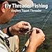 Hubpbrn Magnetic Fly Threader for Fly Fishing, Fly Fishing Magnetic Fly Threader, Easily Rig Small Flies & Tippet on Water, Works with Most Hooks, tippets, and Fly Styles (2pcs)