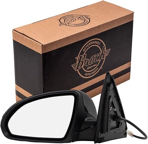 Brock Espejo retrovisor lateral de repuesto para Optima Power 2016-2018 con controlador de señal compatible con Optima 87610D5000 87610 D5000