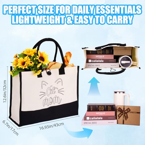 Mom Tote Bag Practical for Mother Cat Mom Gifts for Women Tote Bag miniatura 5