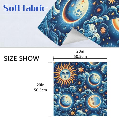Servilletas de Tela Boho Multicolor 20x20 pulg Pack 6 miniatura 6