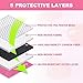 MAICHENG Smell Proof Bag with Combination Lock, Large Smell Proof Containers, Carbon Lined Odor Proof Pouch, Water Resistant, Airtight Zipper, Travel Storage Kit, Halloween Pink Candy Pouch Makeup Bag