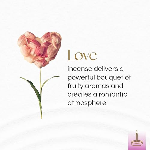 Miniatura 2 de GoneshVarillas de incienso Love montón de 4