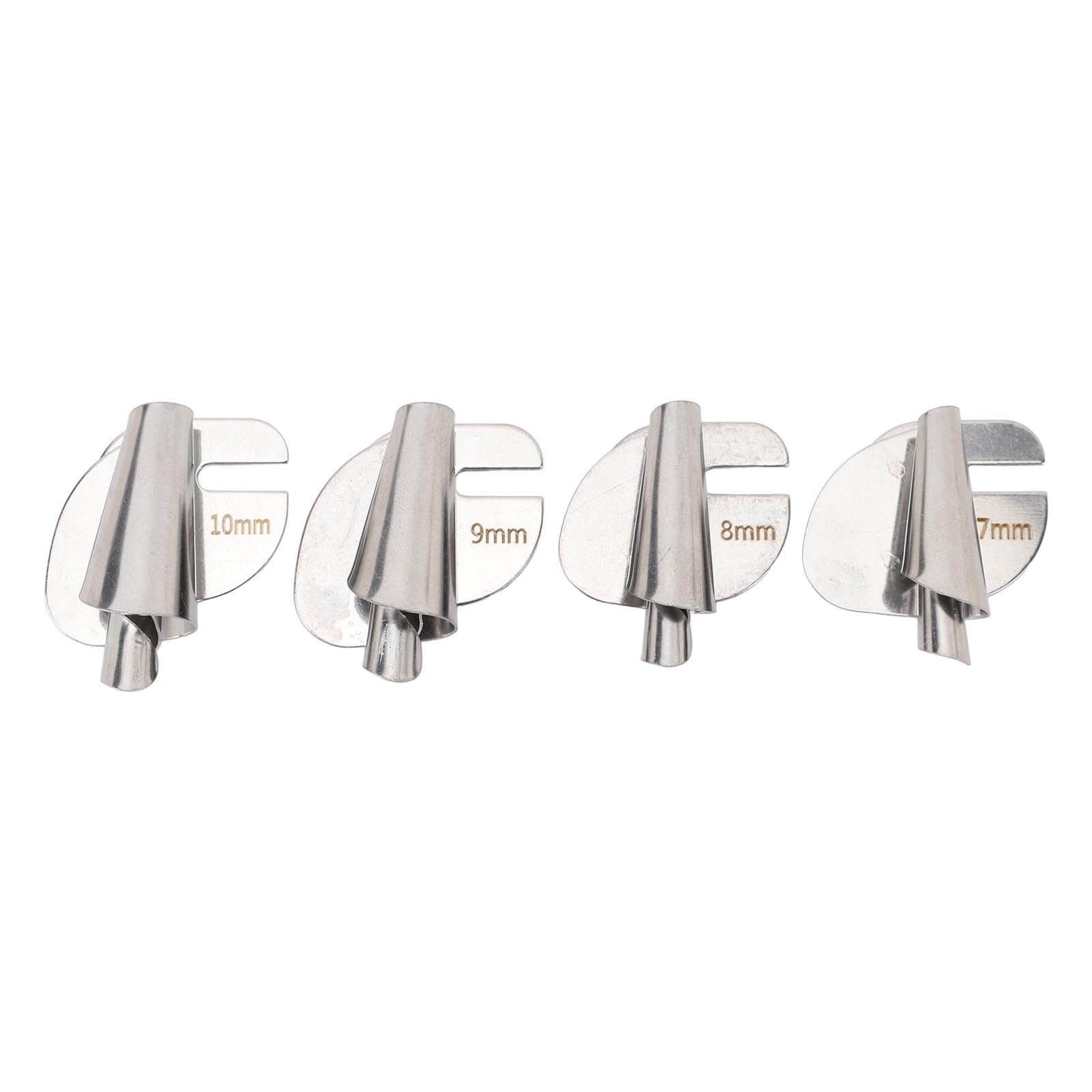 SDGBCXD Sewing machine presser foot, 4PCS Stainless Steel Sewing Machine Presser Foot, Rolled Hemmer, Universal for