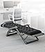 JJJ Chaise De Gravité Zéro Surdimensionnée, Inclinaison De Pelouse, Chaise De Salon De Patio Inclinable, Chaise Portable Pliante, avec Coussin Doux Détachable, Appui-tête Réglable, Support