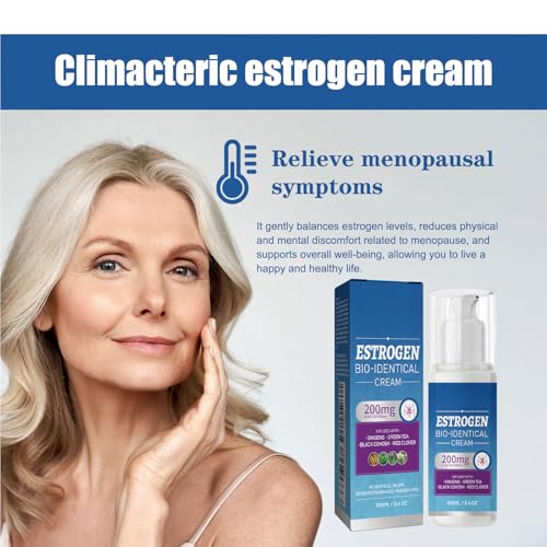 Mnozreo Menopause Progesteron Creme,Weibliche Wechseljahre Creme,Linderung Wechseljahre Balance...