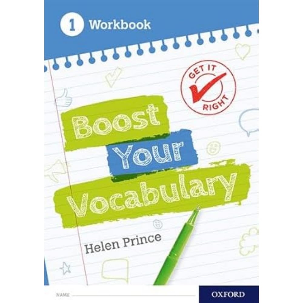 Get It Right: Boost Your Vocabulary Workbook 1 by Helen Prince - 9781382014236