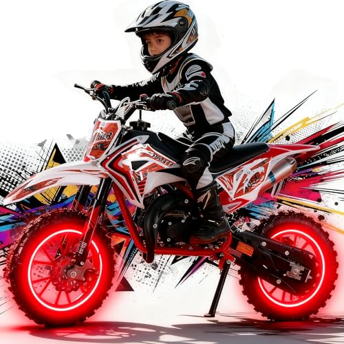50cc Mini Dirt Bike for Kids & Adults, 2-Stroke...