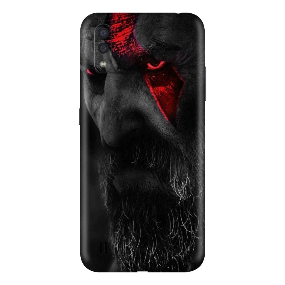 TOPPINGS Printed Matte Finish Vinyl Mobile Back Skin (This is Not Back CASE/Cover) for Samsung Galaxy A01Design D03