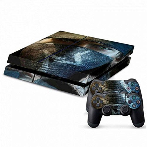 ModFreakz Console/Controller Vinyl Skin Set - Hacker Aiden Pearce Watch Dogs for PS4