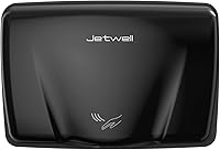 Vista 1 de JETWELL Secador de manos automático comercial de alta velocidad - Secador de manos de acero inoxidable resistente - Soplador de mano de viento cálido