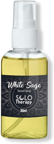 SoloTherapy - Ambientador concentrado de salvia blanca Sage Sage Sage Sagre, alternativa para difuminar y energía negativa Aura y Reiki Crystal