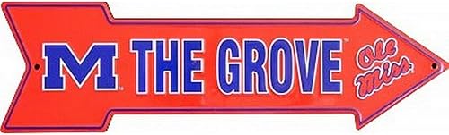 Signs 4 Fun SACMR MS Univ Ole Miss-The Grove, señal de flecha