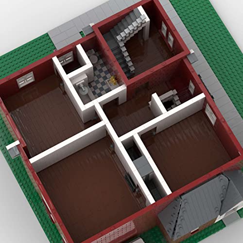 KEKRAV Moci Wood Coaling Tower Building Blocks, Moc-66138, kleine Partikel Street View Building Blocks, Sammelmark… – Bild 6