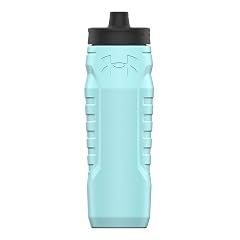 Under Armour Squeeze Water Bottles 32 oz Water Bottles Sideline Sports Water Bottle with Quick-Shot Lid Quick Easy