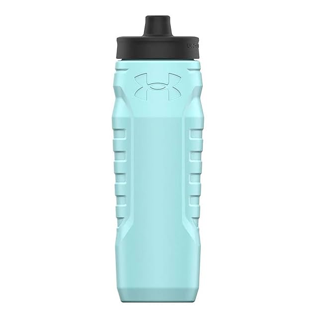 Under Armour Squeeze Water Bottles 32 oz Water Bottles Sideline Sports Water Bottle with Quick-Shot Lid Quick Easy