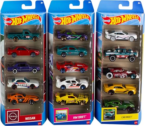 Hot Wheels 5-Pack Bundle 15 Cars