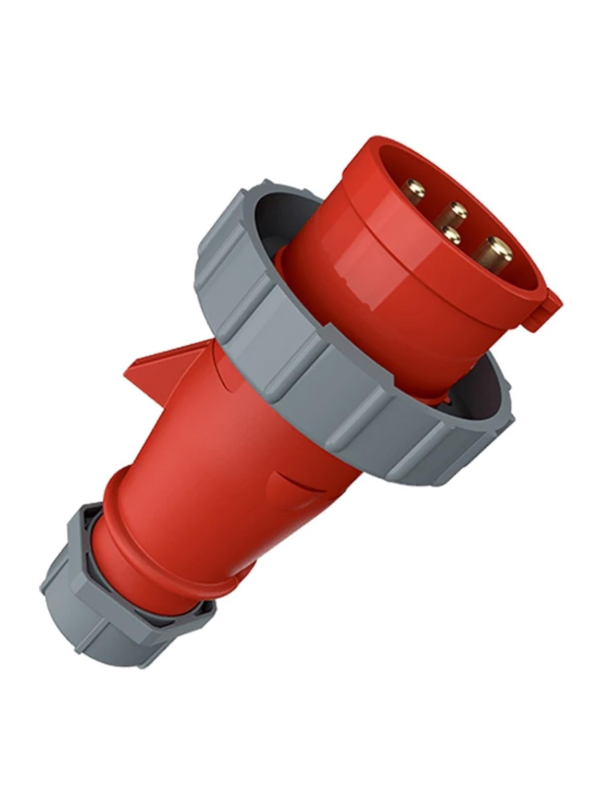 Conector industrial trifásico de 5 polos para maquinaria de taller y talleres 500V