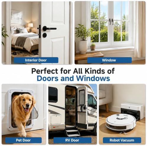 19.7 Feet Door Weather Stripping Door Seal Strip,Self-Adhesive Rubber Door Noise Blocker Sealing Strip for Window and Door Soundproofing D Shape,Door Insulation Strip for Door Frame Gap Blocker(White) — view 4