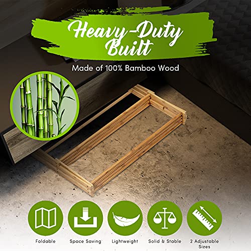 Bartnelli Bamboo Laundry Drying Rack For Clothes, Wood Clothing Dryer, Extreme Stability, Heavy Duty Built, Foldable, Collapsible Space Saving | Indoor-Outdoor Use - Pre-Assembled (X-Large - Bdr-552) #TOP5