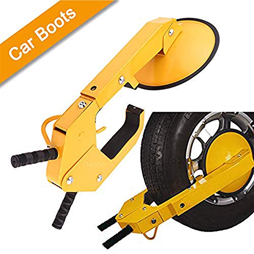 Oanon Wheel Lock Car Boot Clamp Tire Lock Adjustable Anti-Theft Wheel Lock Parking