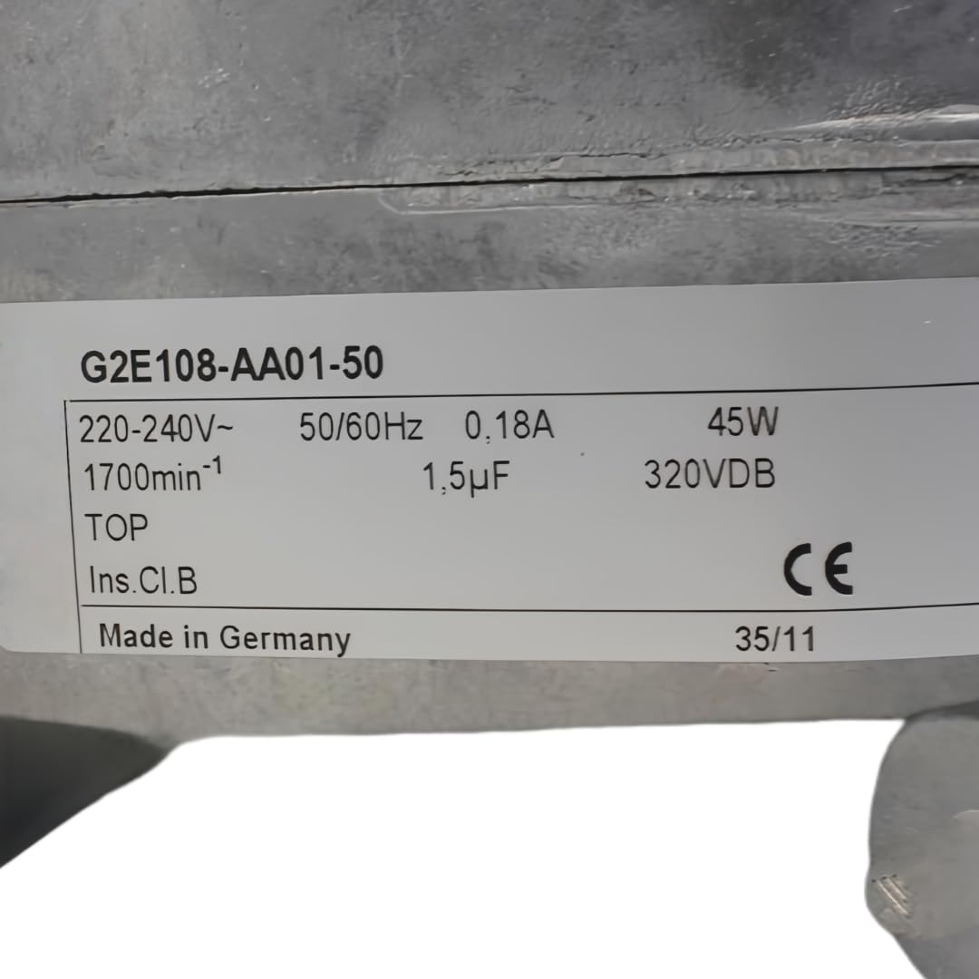 FCARUMIQP G2E108-AA01-50 220-240V 0.18A 45W 1700RPM Cooling Fan 108mm