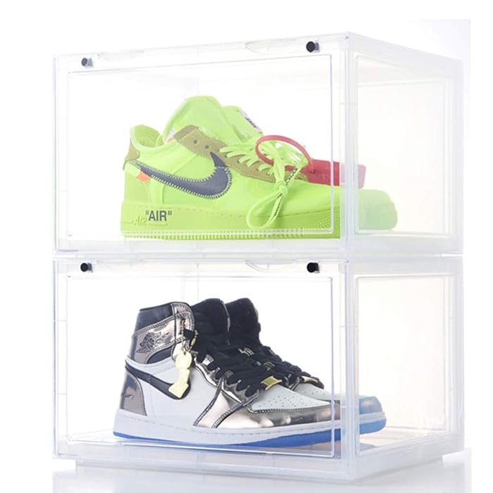 Buy K.T.Z Side Open Transparent Plastic Storage Shoe Box