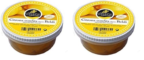 Citron confit façon beldi 220 gr (pour plats salés) (Lot