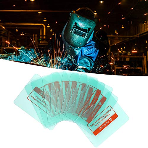 10pcs Clear Welding Cover Lens Helmet Transparent Protective Plate Polycarbonate Round Corner Industrial Supplies 116 X 90mm - Image 2
