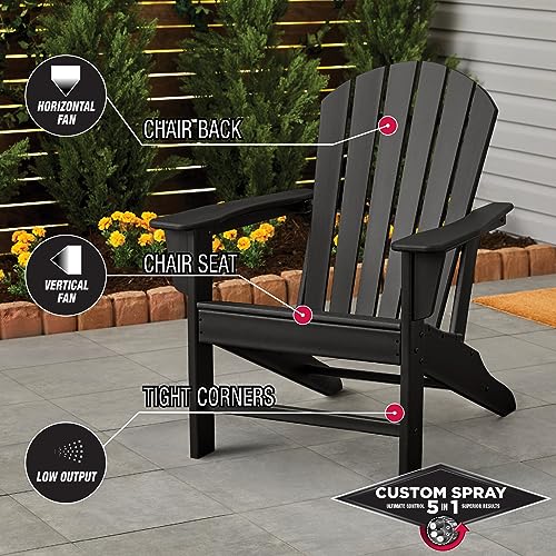 Image of Rust-Oleum Stops Rust Custom 5-in-1 Spray Paint, Semi-Gloss Black | Rust Preventive Protective Enamel, Multi Surface (Metal, Wood and More), Adjustable Dial for Better Control, Fast Dry, 6 Pack