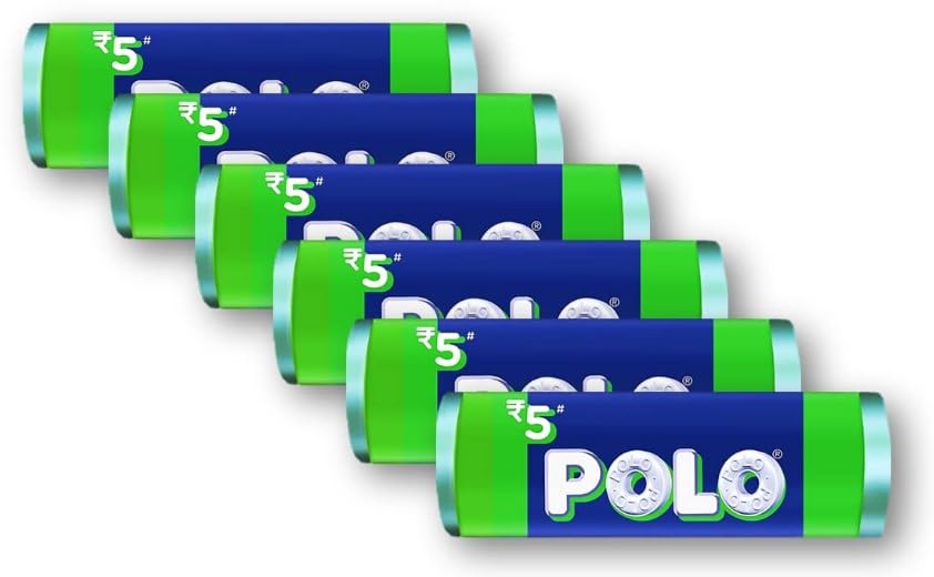 Polo Mint Candy with Hole, 15 gm, Pack of 6
