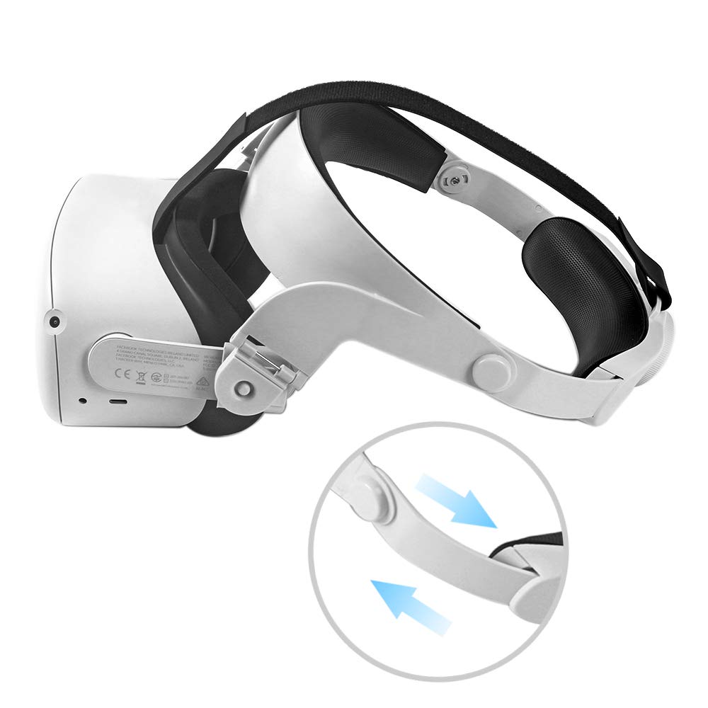 Amazon | ヘッドクッション付きOculus Quest 2に対応、調節可能な 